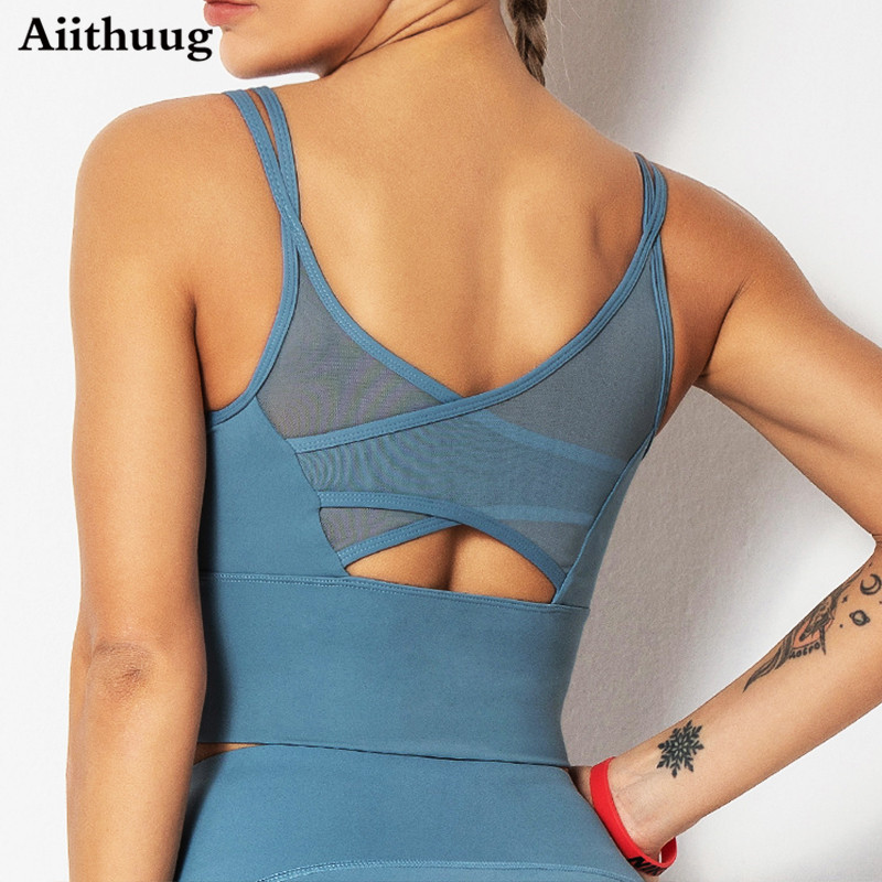 Crossfit Yoga - Aiithuug Yoga Bh Fitness Shirts Running