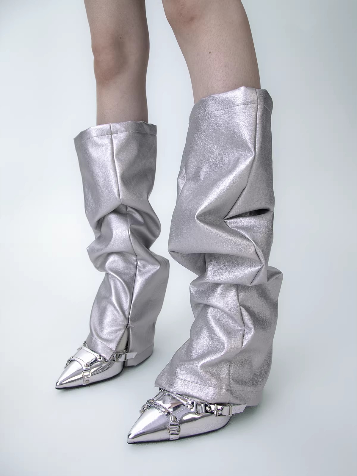 Dames PU-leer been enkel knie  - Knee Sleeve Pair recensie en prijs
