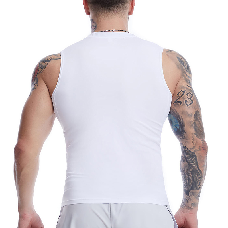 Cross Print Mouwloze Compressi - Crossfit Gym recensie en prijs